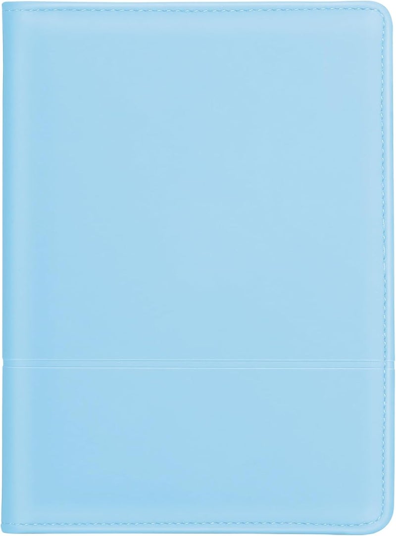 Gorbado Padfolio/Portfolio Binder, Mini Padfolio Portfolio Binder 5 x 8 Legal Writing Pad, A5 Document Organizer Folder for Men Women, Sky Blue - Image 2
